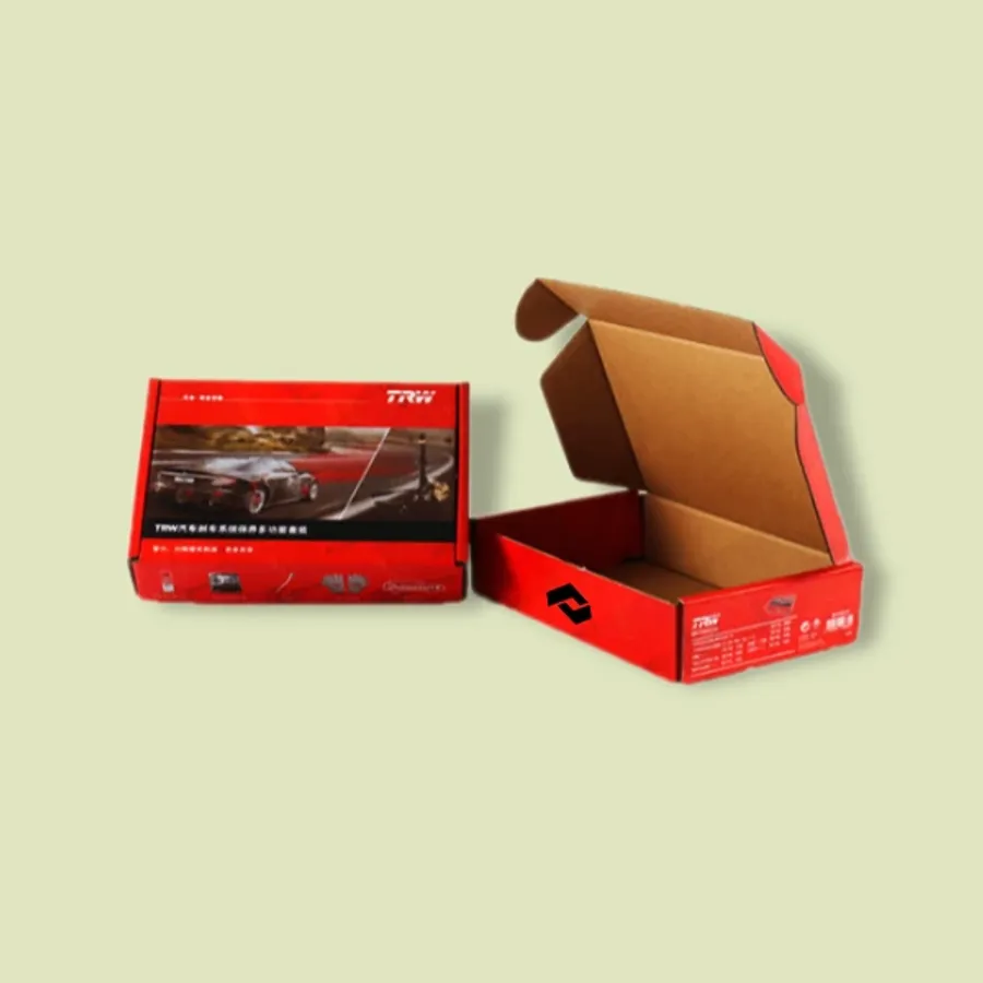 Automotive Mailer Boxes printed with a custom design
