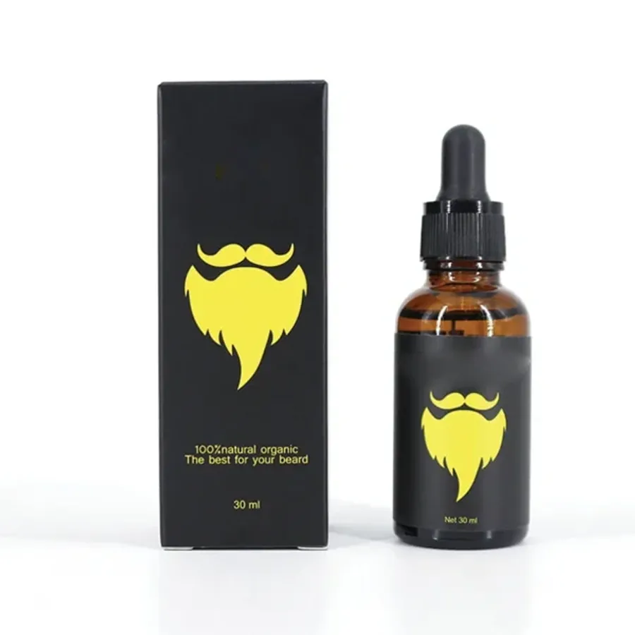 Beard Oil Mailer Boxes printed with a custom design