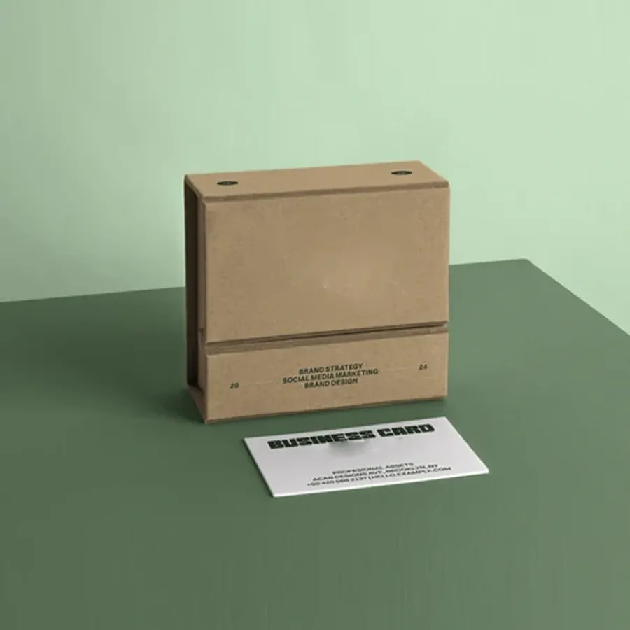 Business Card Shipping Boxes printed with a custom design