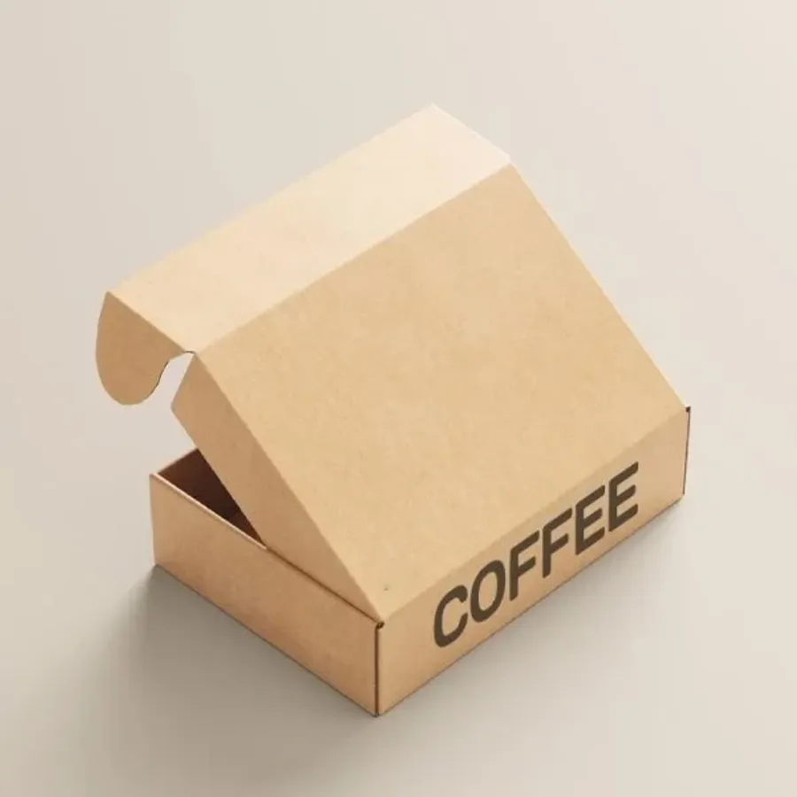 Coffee Mailer Boxes printed with a custom design