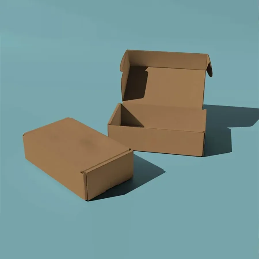 Corrugated Mailer Boxes printed with a custom design