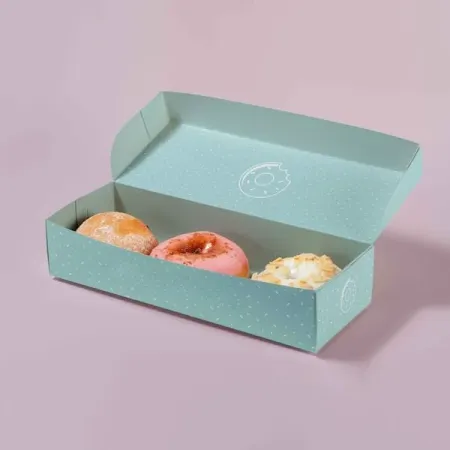 Donut Mailer Boxes printed with a custom design