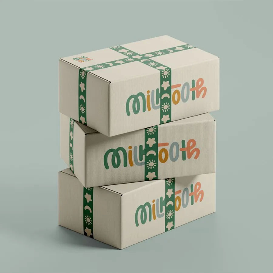 Double Sided Mailer Boxes printed with a custom design
