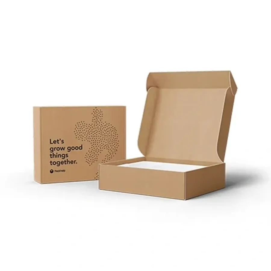 Eco Friendly Shipping Boxes printed with a custom design