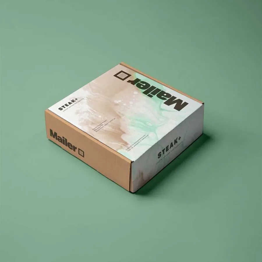 Fragile Mailer Boxes printed with a custom design