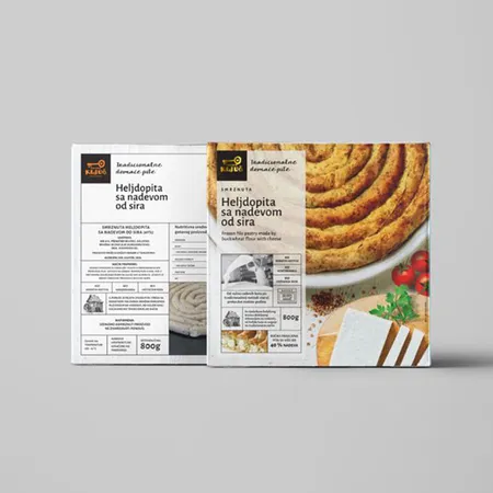 Frozen Food Shipping Boxes printed with a custom design