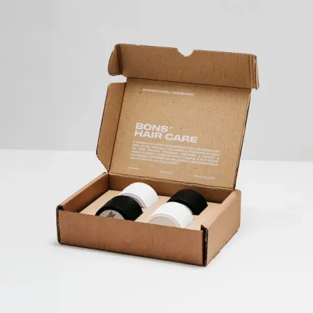 Hair Spray Mailer Boxes printed with a custom design