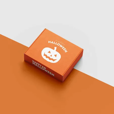 Halloween Mailer Boxes printed with a custom design