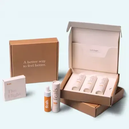 Lotion Mailer Boxes printed with a custom design
