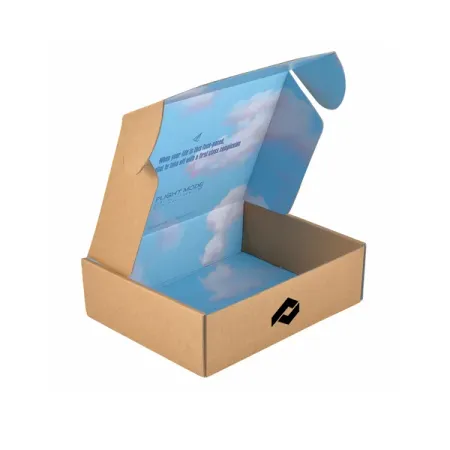 Product Shipping Boxes printed with a custom design